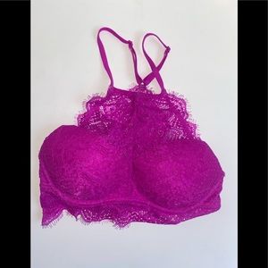 NWOT PINK Victoria's Secret Push-Up Bra Size XS